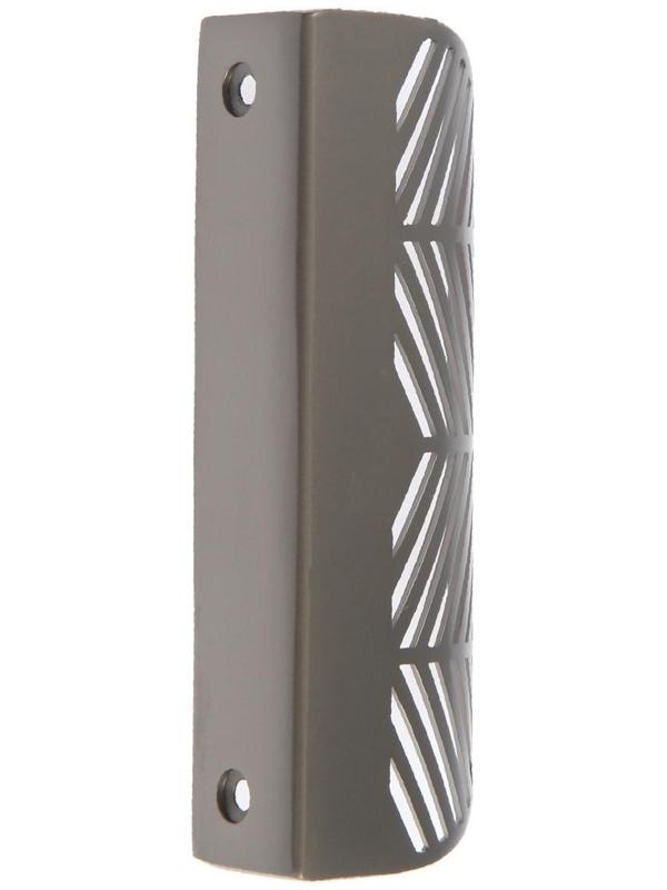 Ручка CAPPIO, м/о 96 мм, с узором, цвет матовый серый