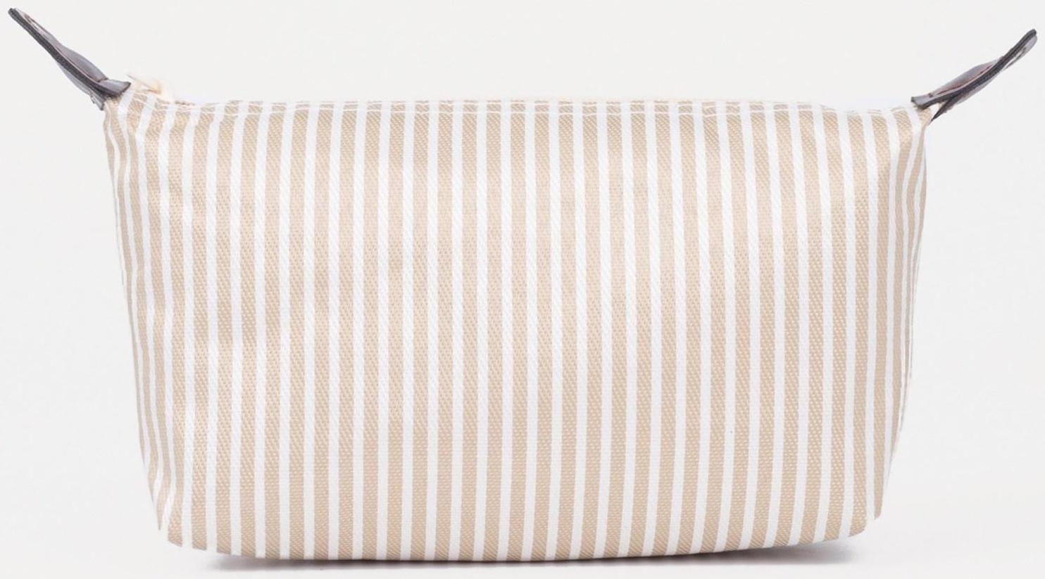 Косметичка на молнии, цвет бежевый