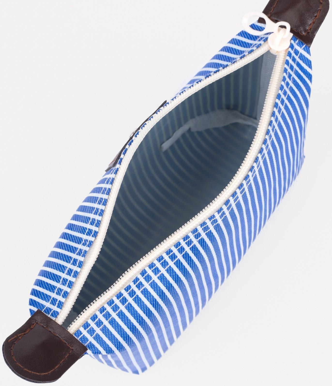 Косметичка на молнии, цвет синий