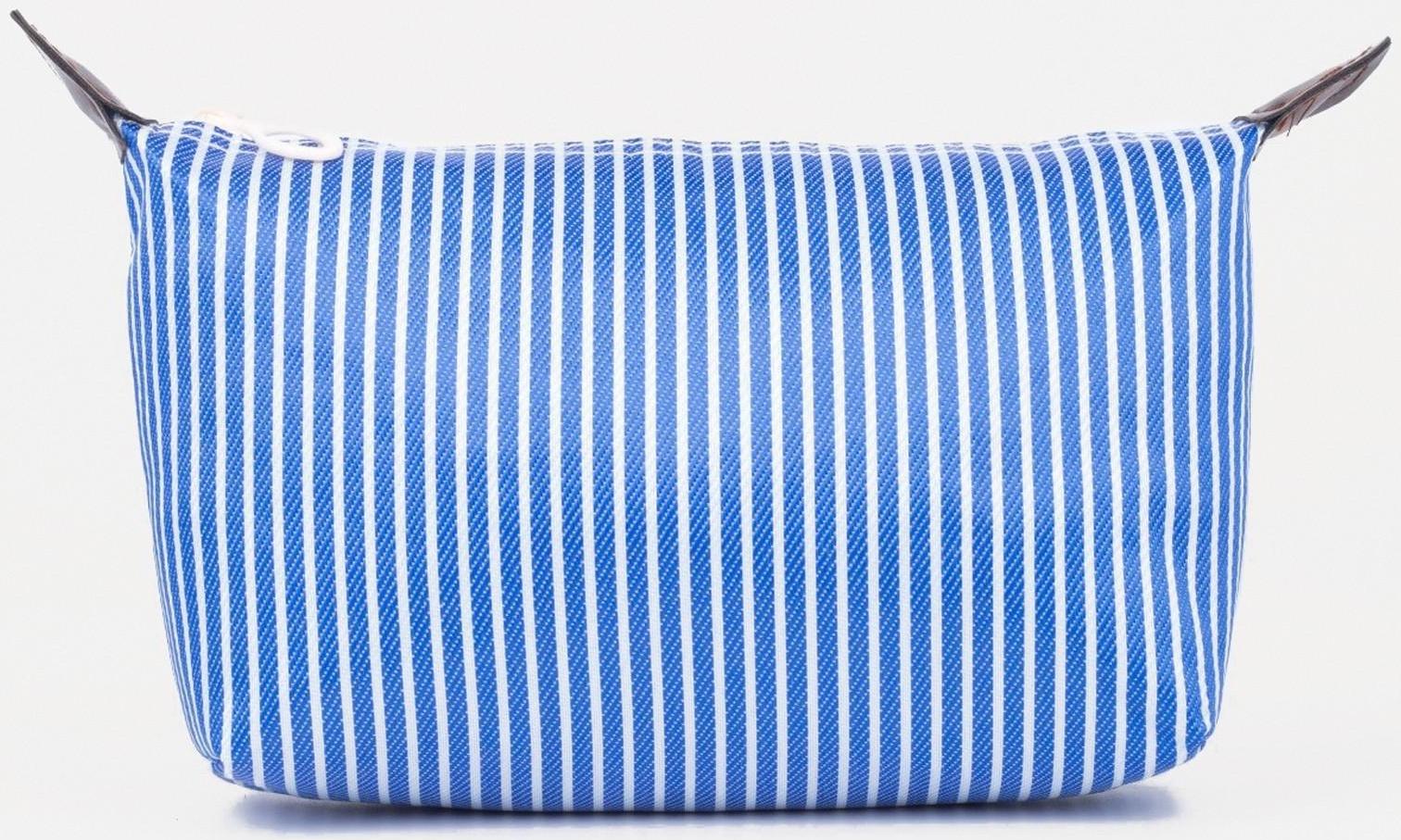 Косметичка на молнии, цвет синий