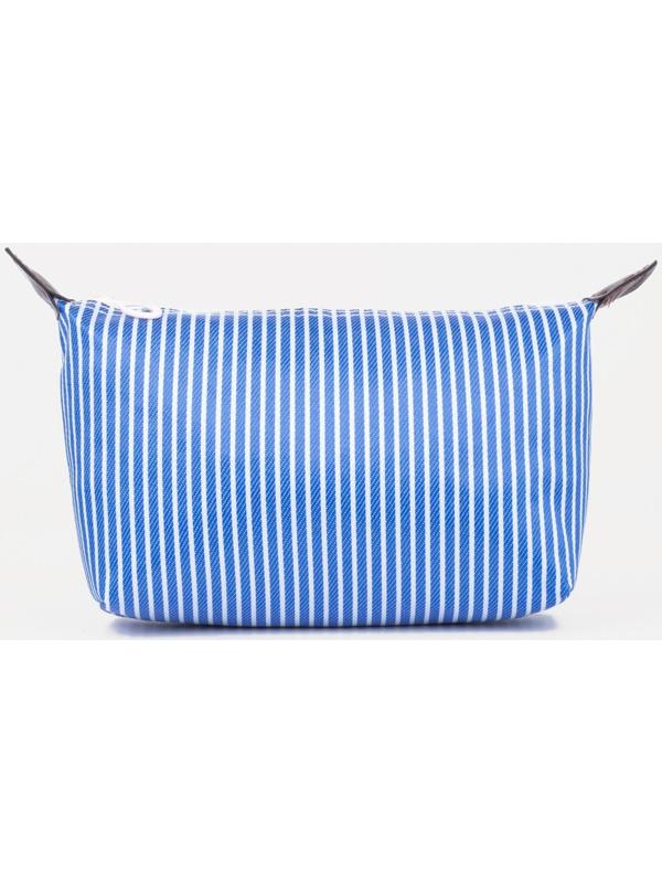 Косметичка на молнии, цвет синий