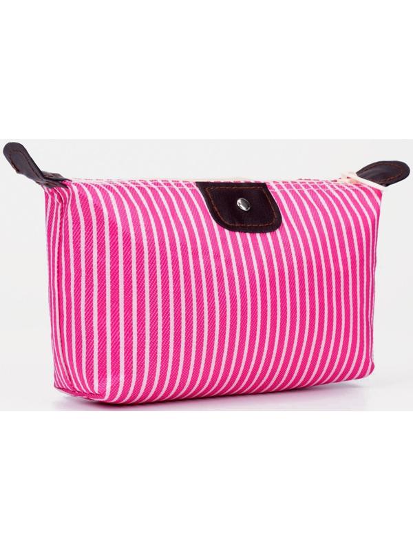 Косметичка на молнии, цвет розовый