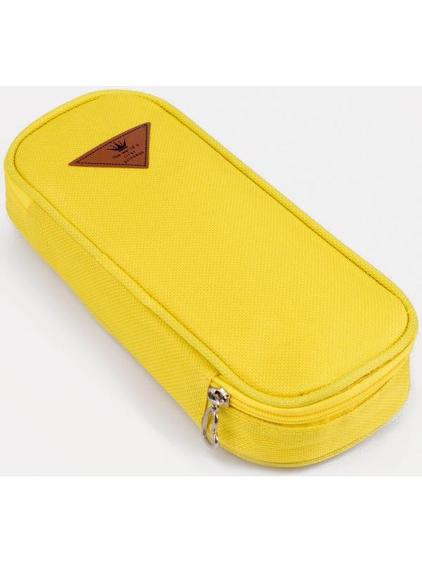 Косметичка на молнии, цвет жёлтый