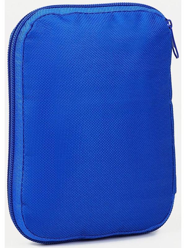 Косметичка на молнии, цвет синий