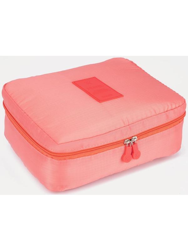 Косметичка на молнии, цвет розовый