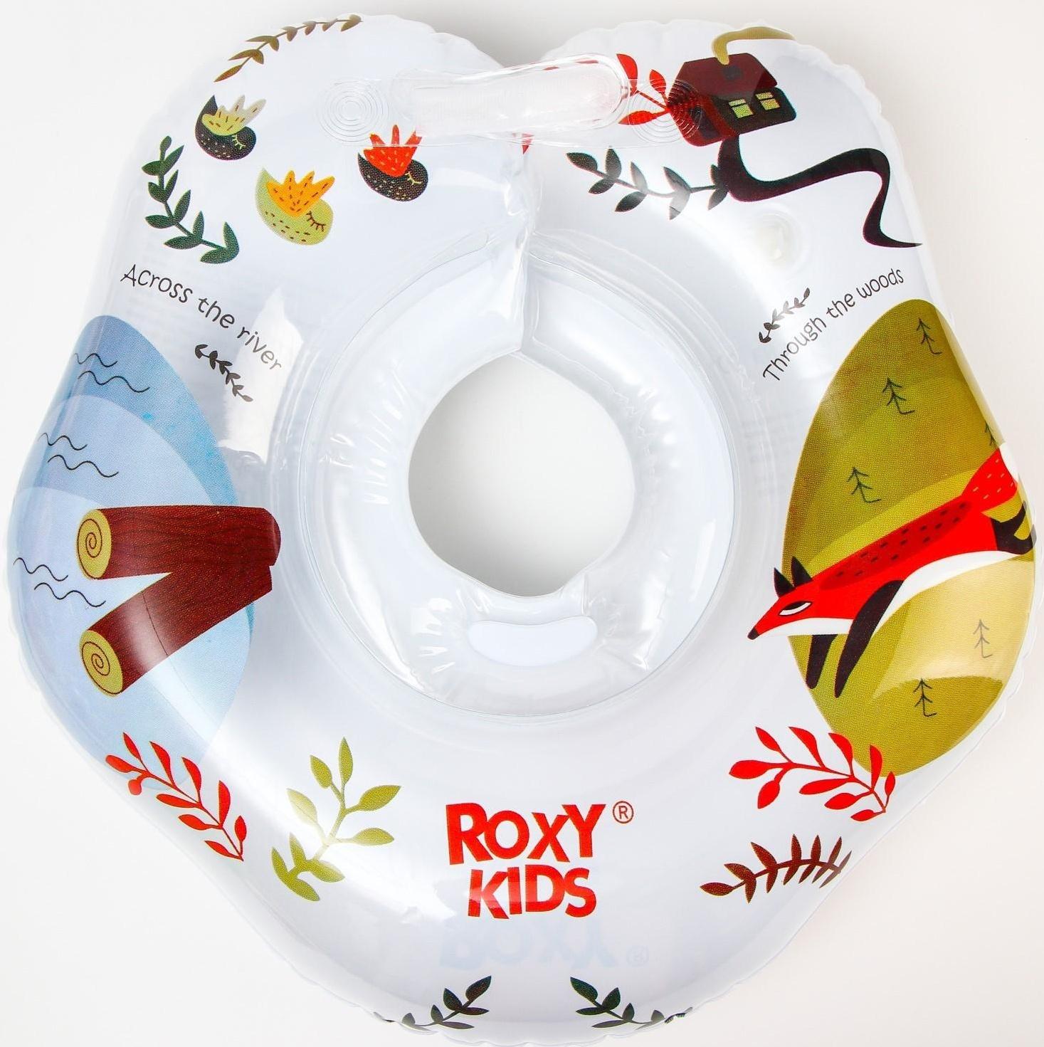 Надувной круг на шею для купания малышей Fairytale Fox