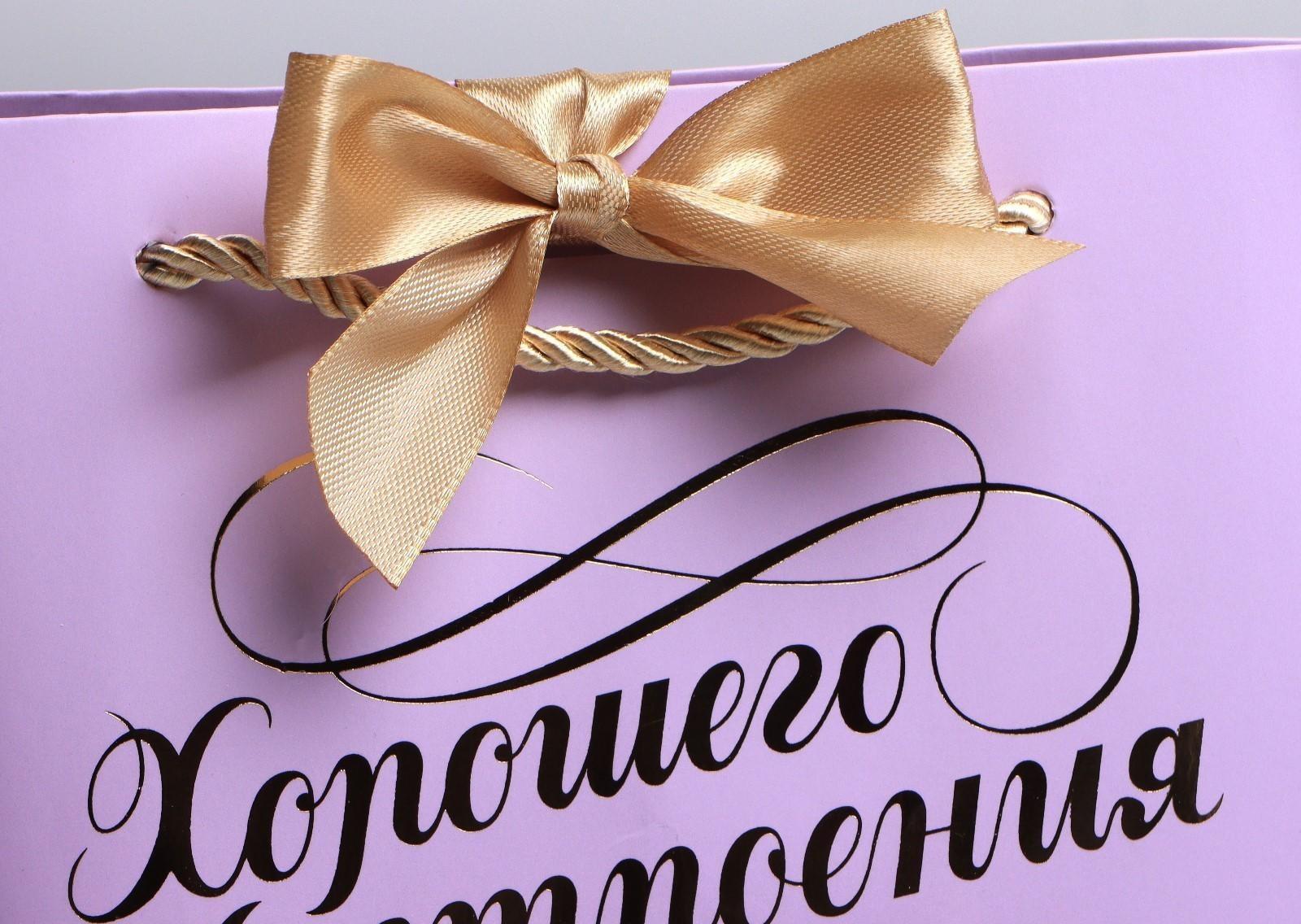 Пакет подарочный «Настроение», 21 х 17 х 7 см