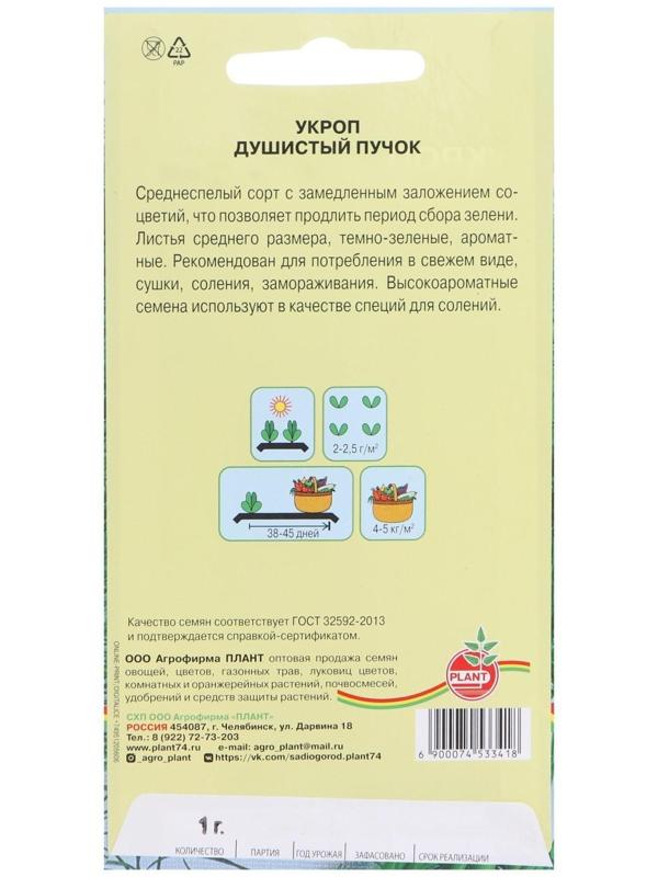 Семена Укроп 