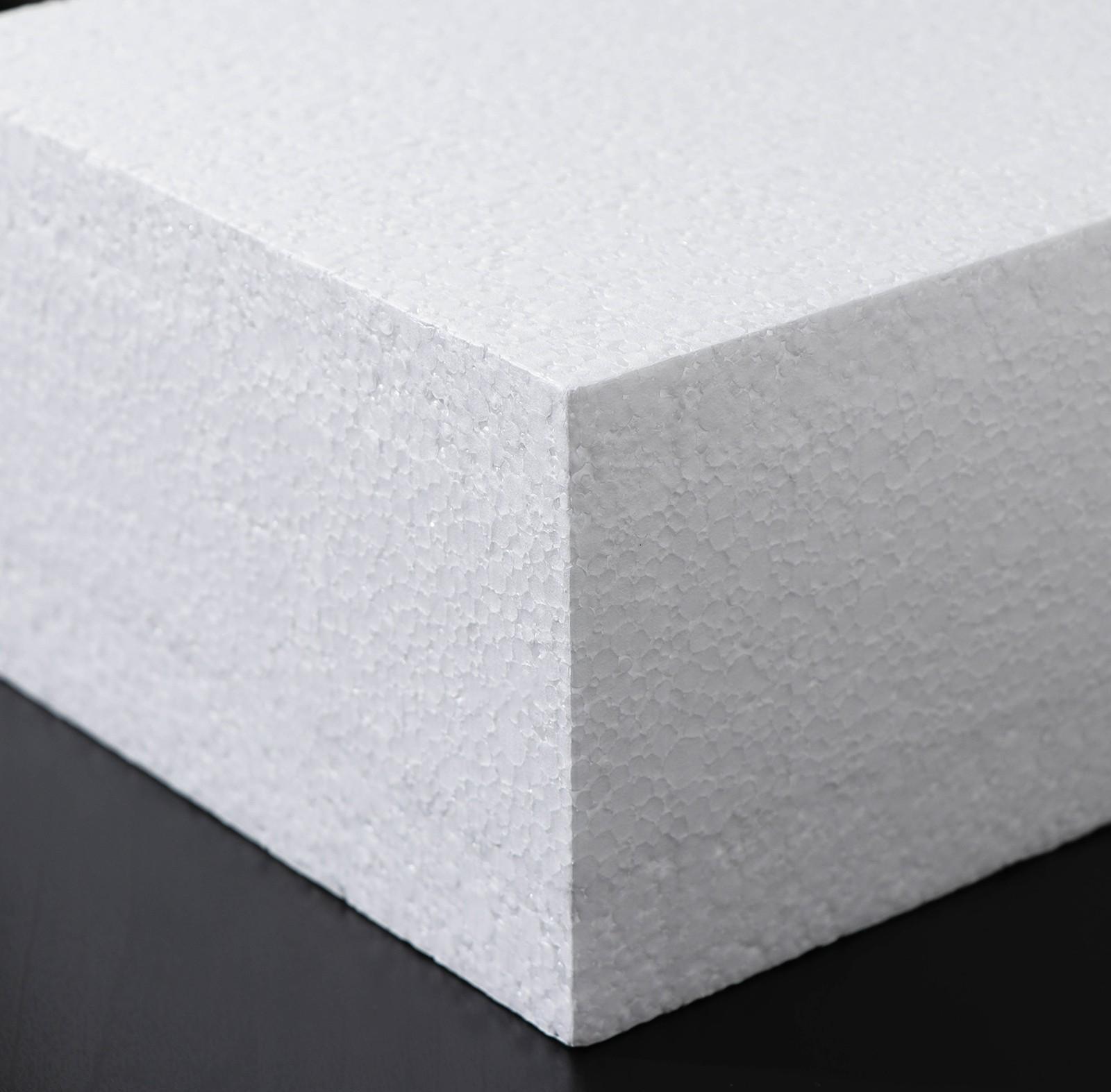 Фальшярус для торта квадратный, 18×18 см, h=10 см, цвет белый