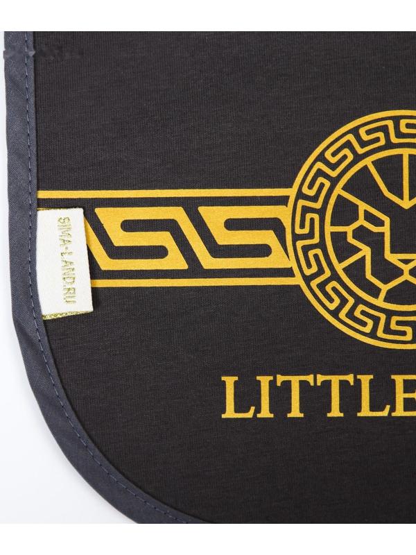 Нагрудник/слюнявчик для кормления «Little lion» на кнопке