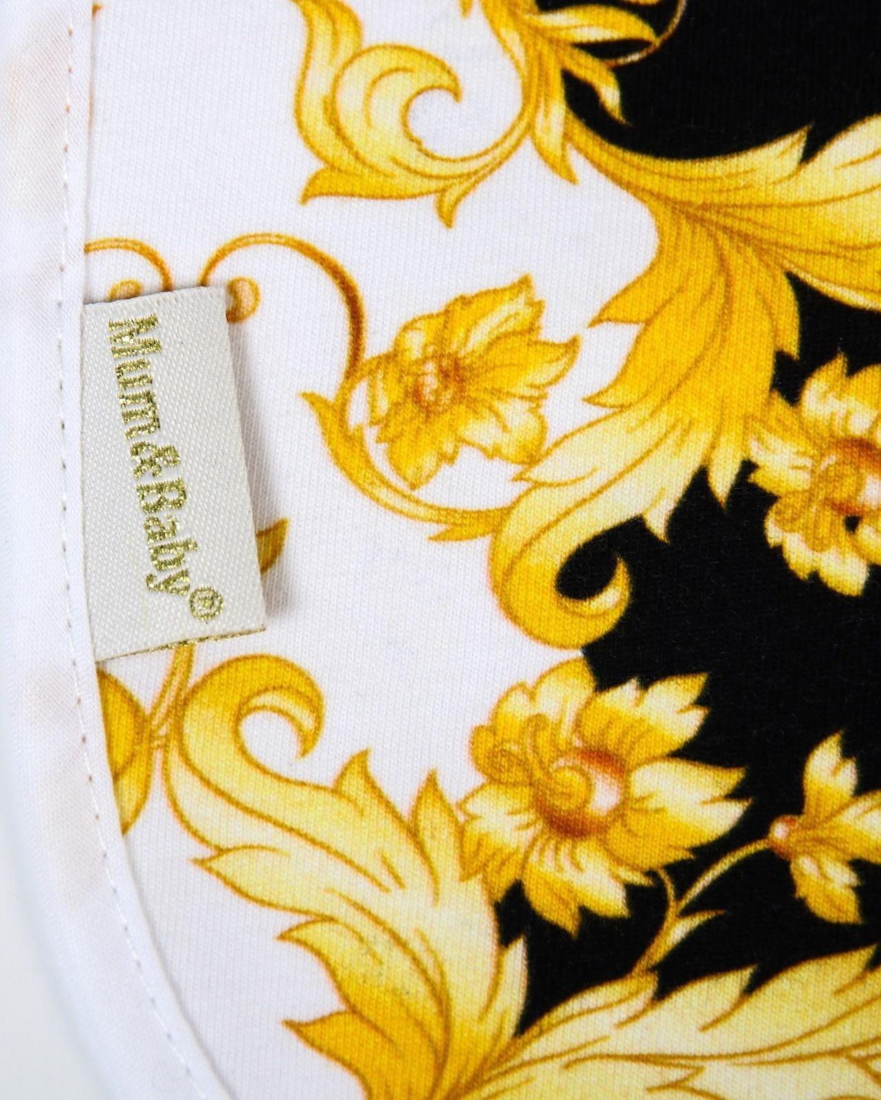 Нагрудник/слюнявчик для кормления «Lux Style» на кнопке