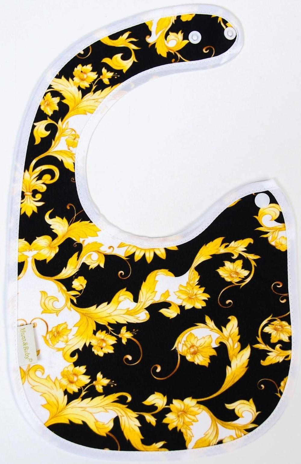 Нагрудник/слюнявчик для кормления «Lux Style» на кнопке