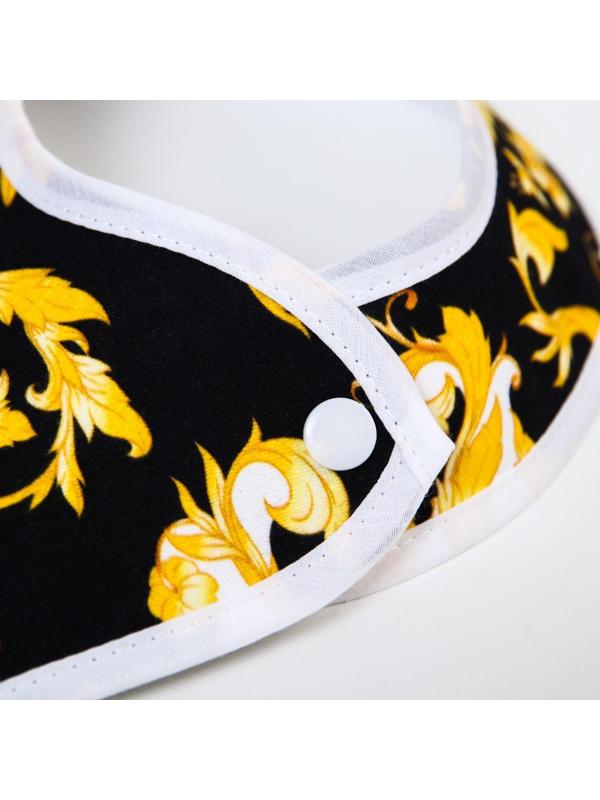 Нагрудник/слюнявчик для кормления «Lux Style» на кнопке