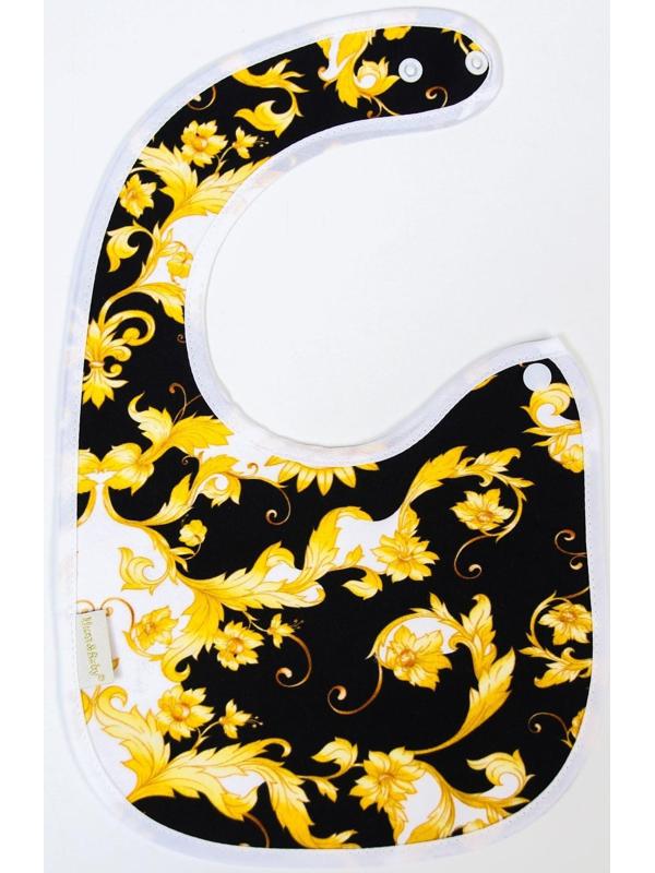 Нагрудник/слюнявчик для кормления «Lux Style» на кнопке