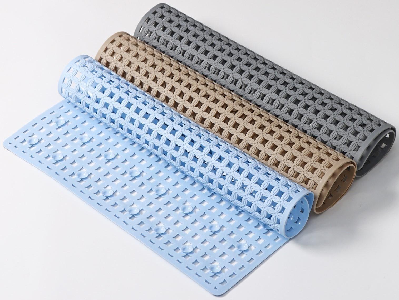 SPA-коврик для душа на присосках Доляна «Клеточка», 50×50 см, цвет МИКС