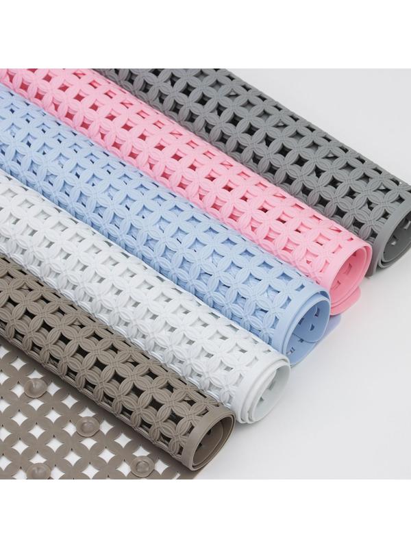 SPA-коврик для душа на присосках Доляна «Клеточка», 50×50 см, цвет МИКС