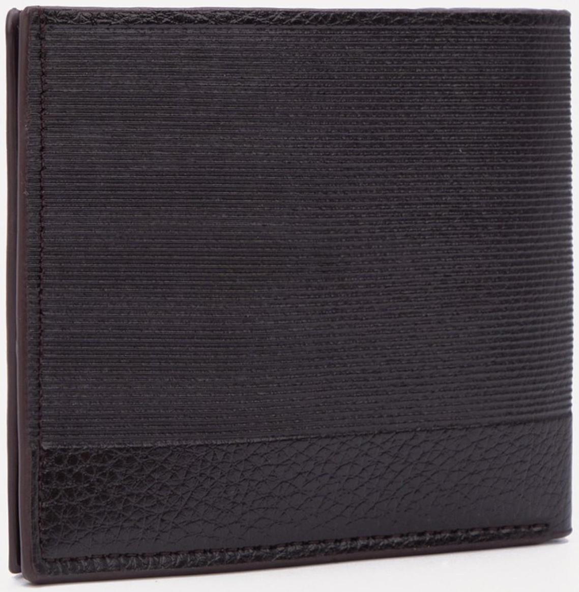 Портмоне без застёжки, для купюр, для карт, цвет тёмно-коричневый