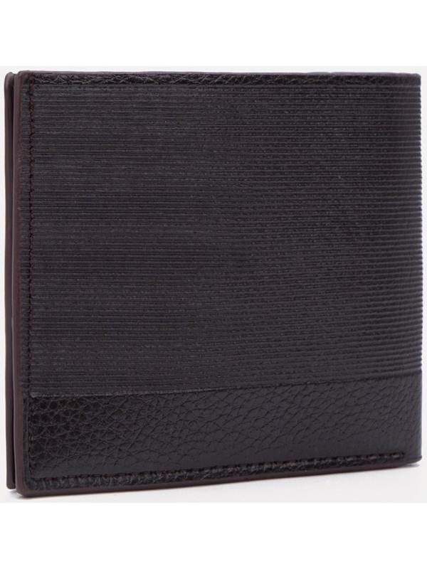 Портмоне без застёжки, для купюр, для карт, цвет тёмно-коричневый