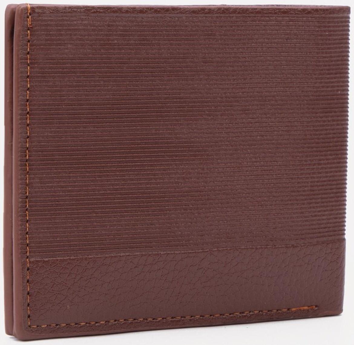 Портмоне без застёжки, для купюр, для карт, цвет светло-коричневый