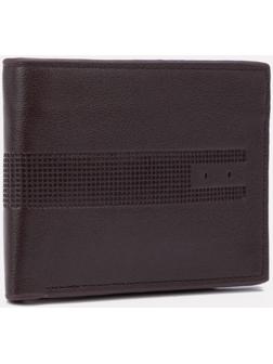 Портмоне без застёжки, для купюр, для карт, цвет коричневый