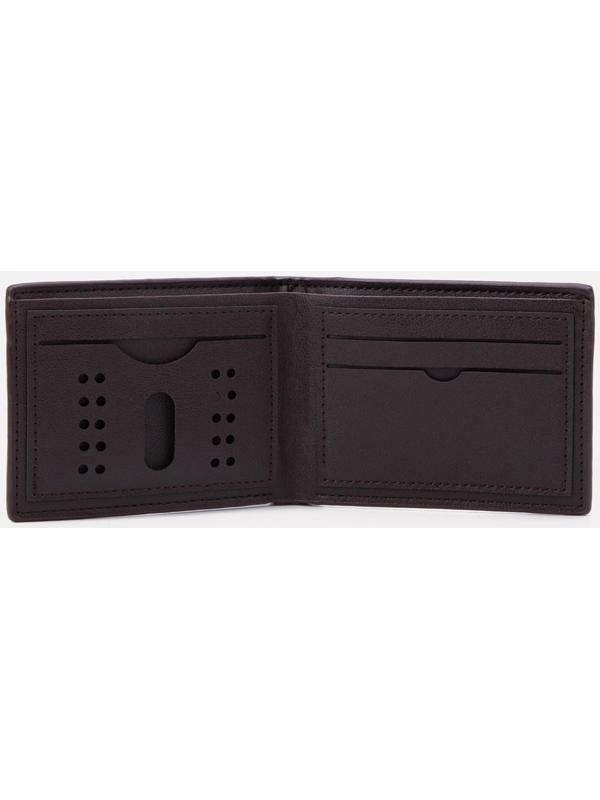 Портмоне без застёжки, для купюр, для карт, цвет коричневый