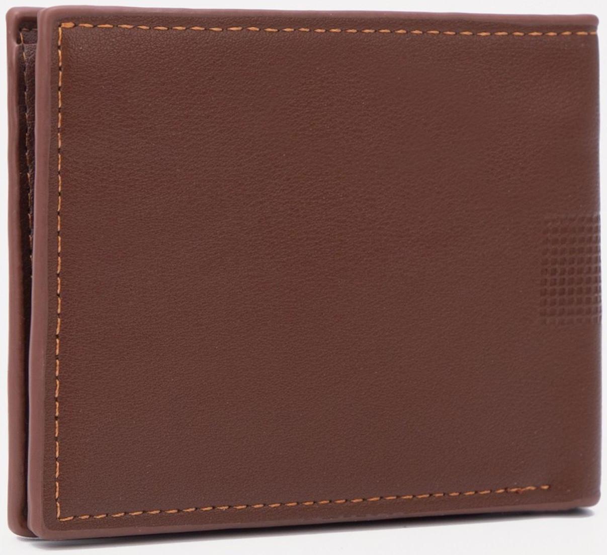 Портмоне без застёжки, для купюр, для карт, цвет коричневый