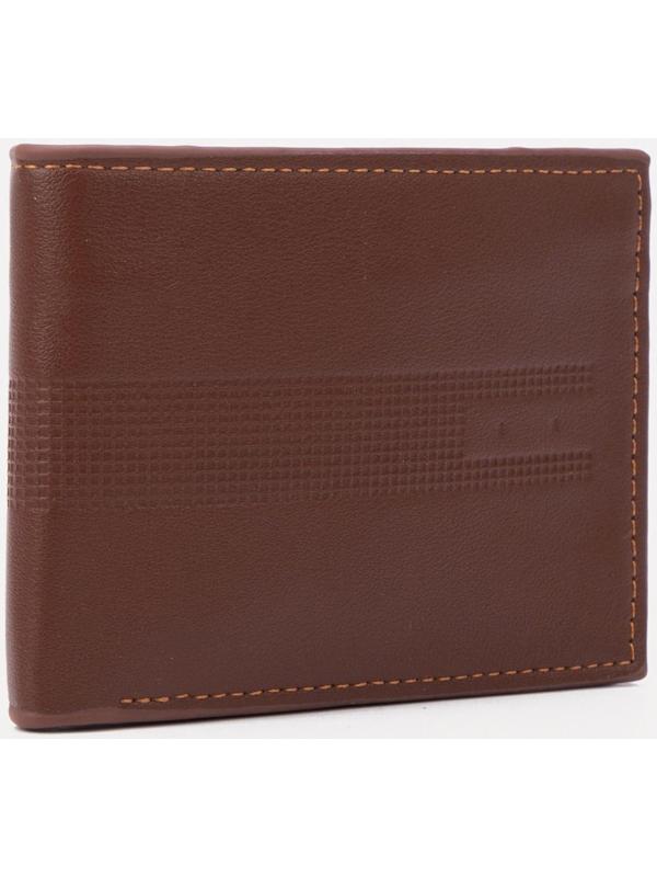 Портмоне без застёжки, для купюр, для карт, цвет коричневый