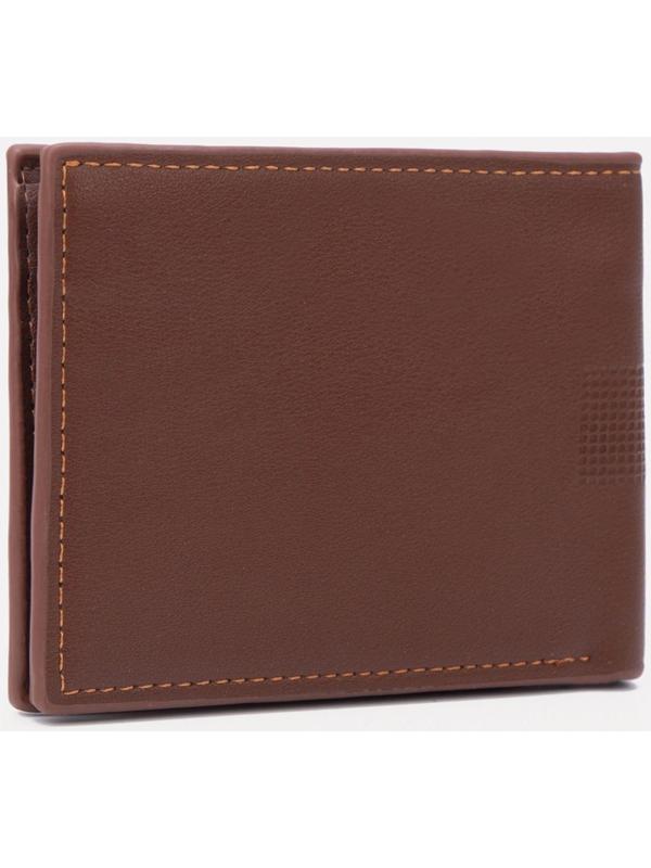 Портмоне без застёжки, для купюр, для карт, цвет коричневый