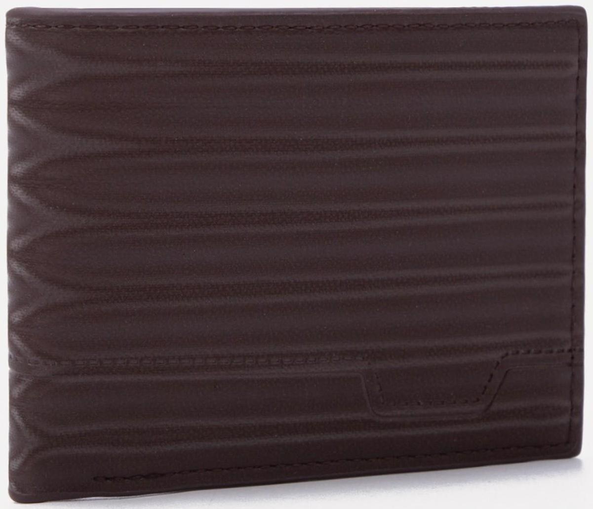 Портмоне без застёжки, для купюр, для карт, цвет коричневый