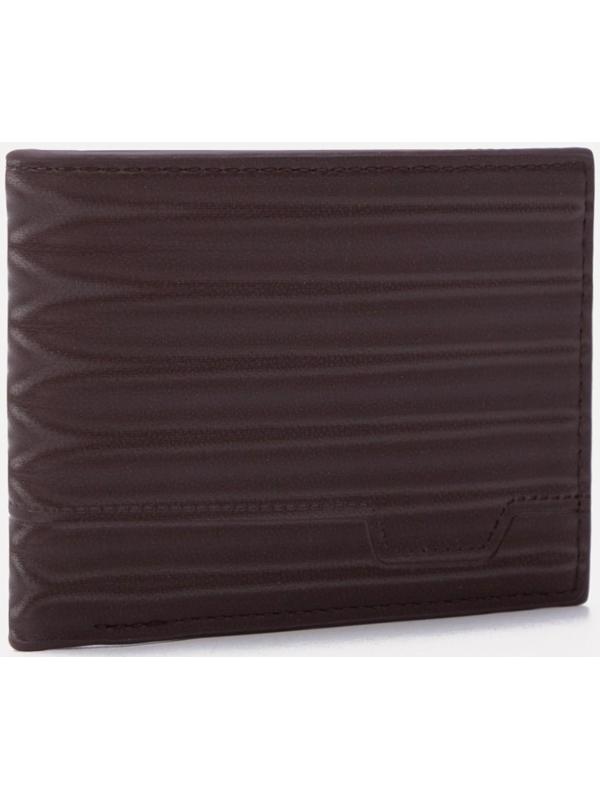 Портмоне без застёжки, для купюр, для карт, цвет коричневый
