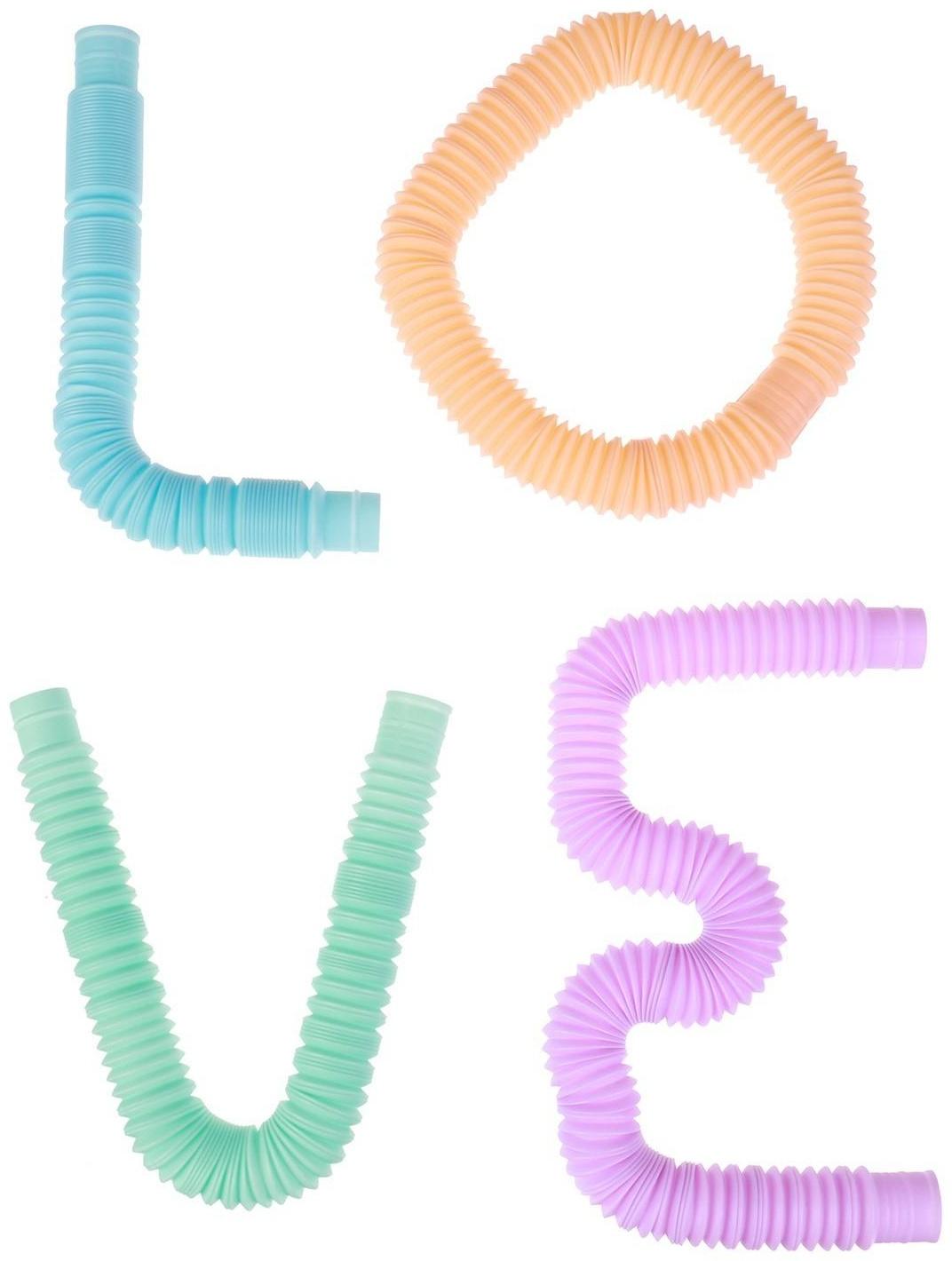 Игрушка-антистресс Pop Tubes, набор 12 шт., цвета МИКС