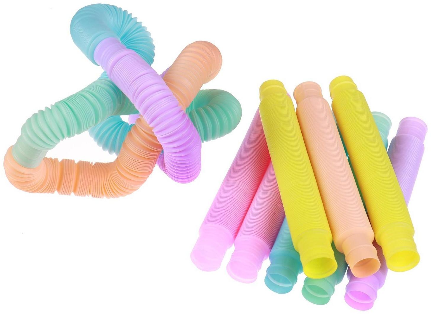 Игрушка-антистресс Pop Tubes, набор 12 шт., цвета МИКС