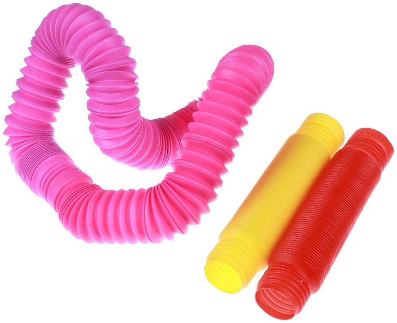 Игрушка-антистресс Pop Tubes, набор 4 шт., цвета МИКС