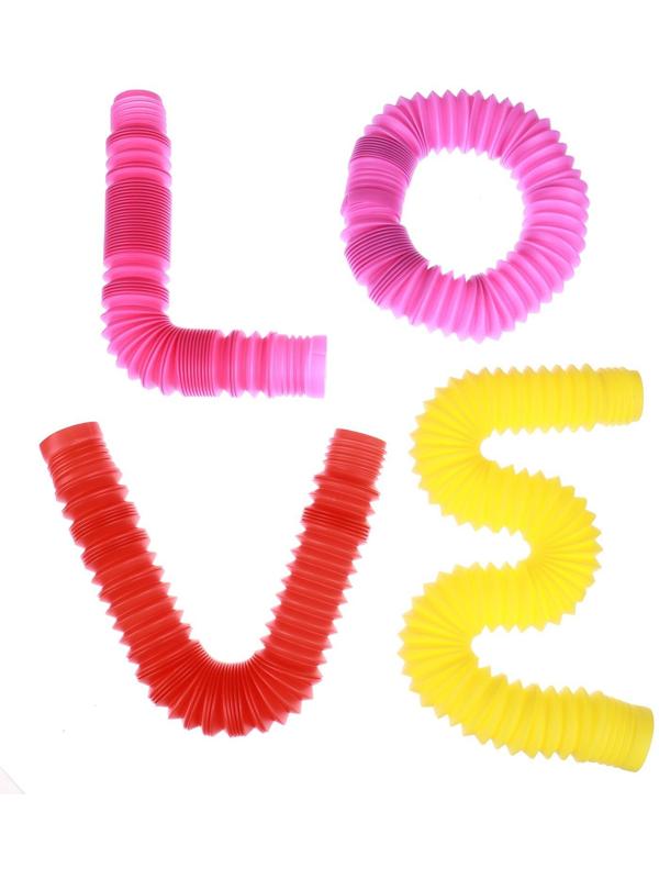 Игрушка-антистресс Pop Tubes, набор 4 шт., цвета МИКС