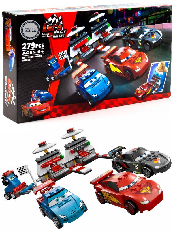 Конструктор Lari «Крутой гоночный набор» 10012 (Cars 2 9485) / 279 деталей