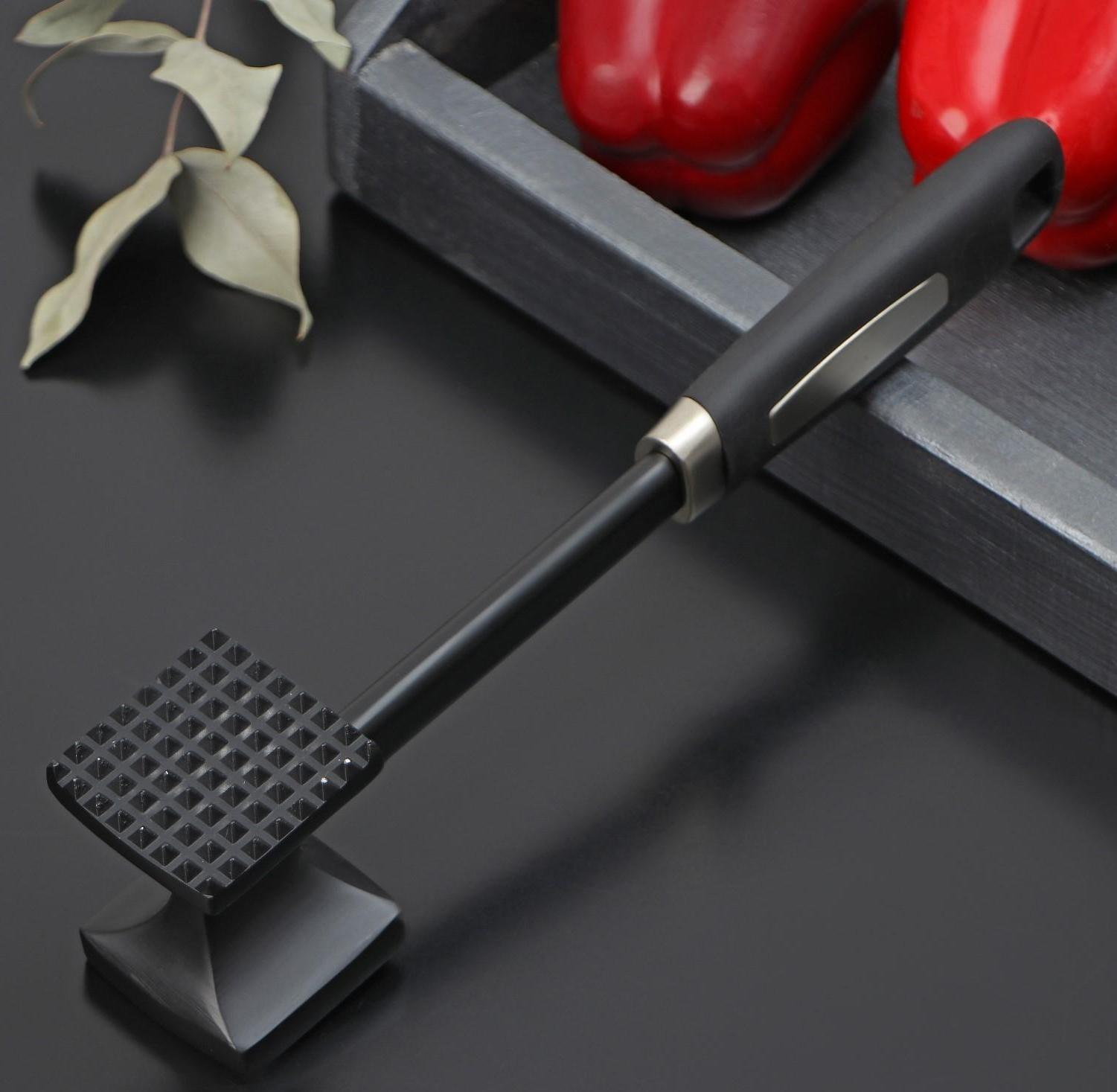 Молоток для мяса Доляна «Сарейп», 26 см, нержавеющая сталь