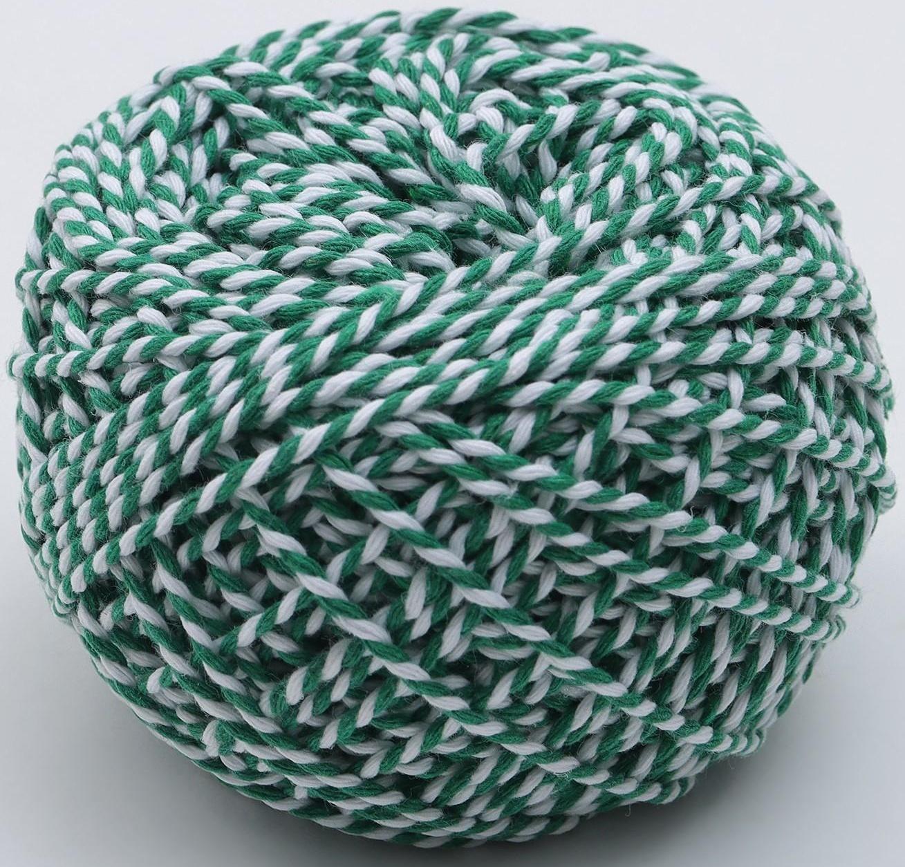 Шпагат хлопчатобумажный, 60 м, цвет МИКС