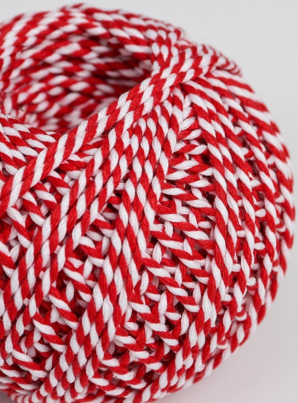 Шпагат хлопчатобумажный, 60 м, цвет МИКС