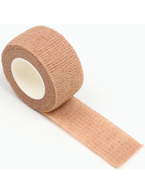 Бинт самофиксирующийся с горькой пропиткой, 2,5 см х 4,5 м, светло-коричневый