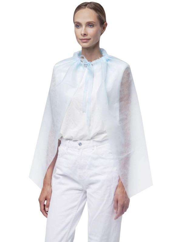 Накидка для пациента 110x70 см 25 гр/м2 голубая