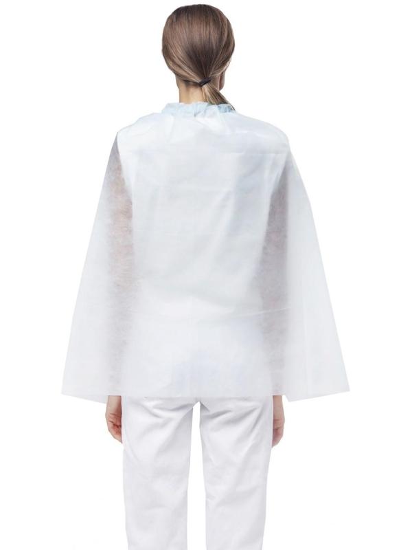 Накидка для пациента 110x70 см 25 гр/м2 голубая