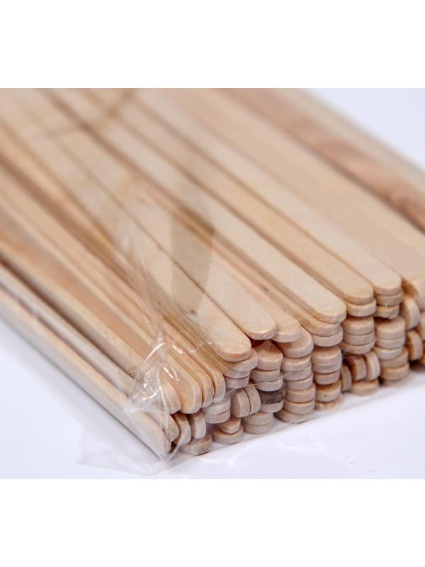 Шпатель деревянный BEAJOY, косметический, нестерильный, 140*6*1,8, 100 шт.