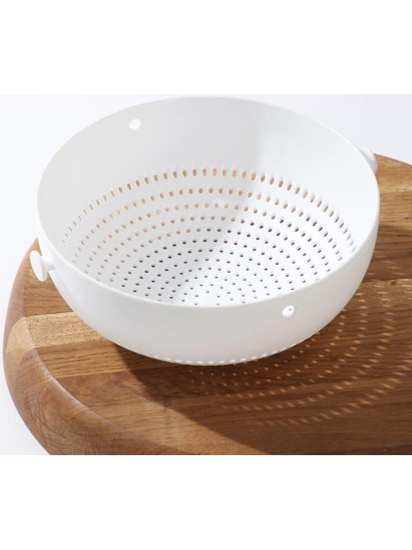 Дуршлаг с миской, 2 в 1, многофунуциональный, цвет МИКС