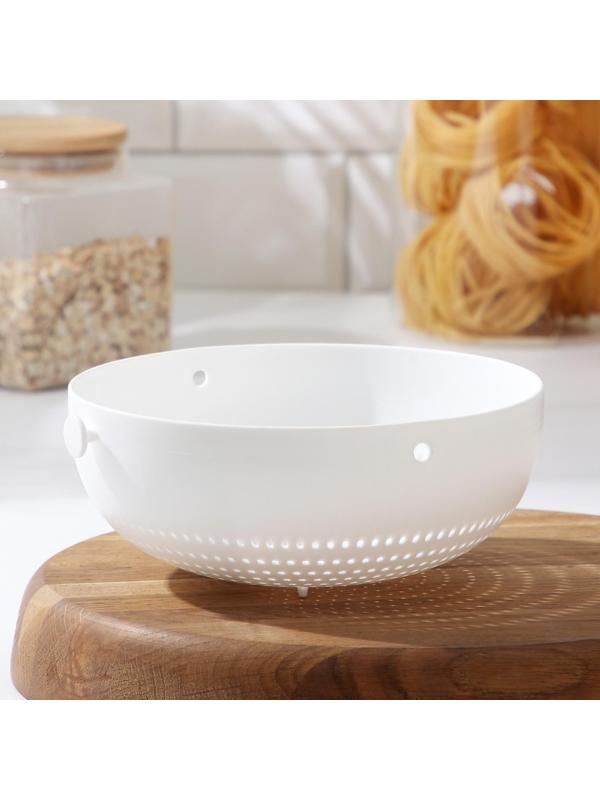 Дуршлаг с миской, 2 в 1, многофунуциональный, цвет МИКС