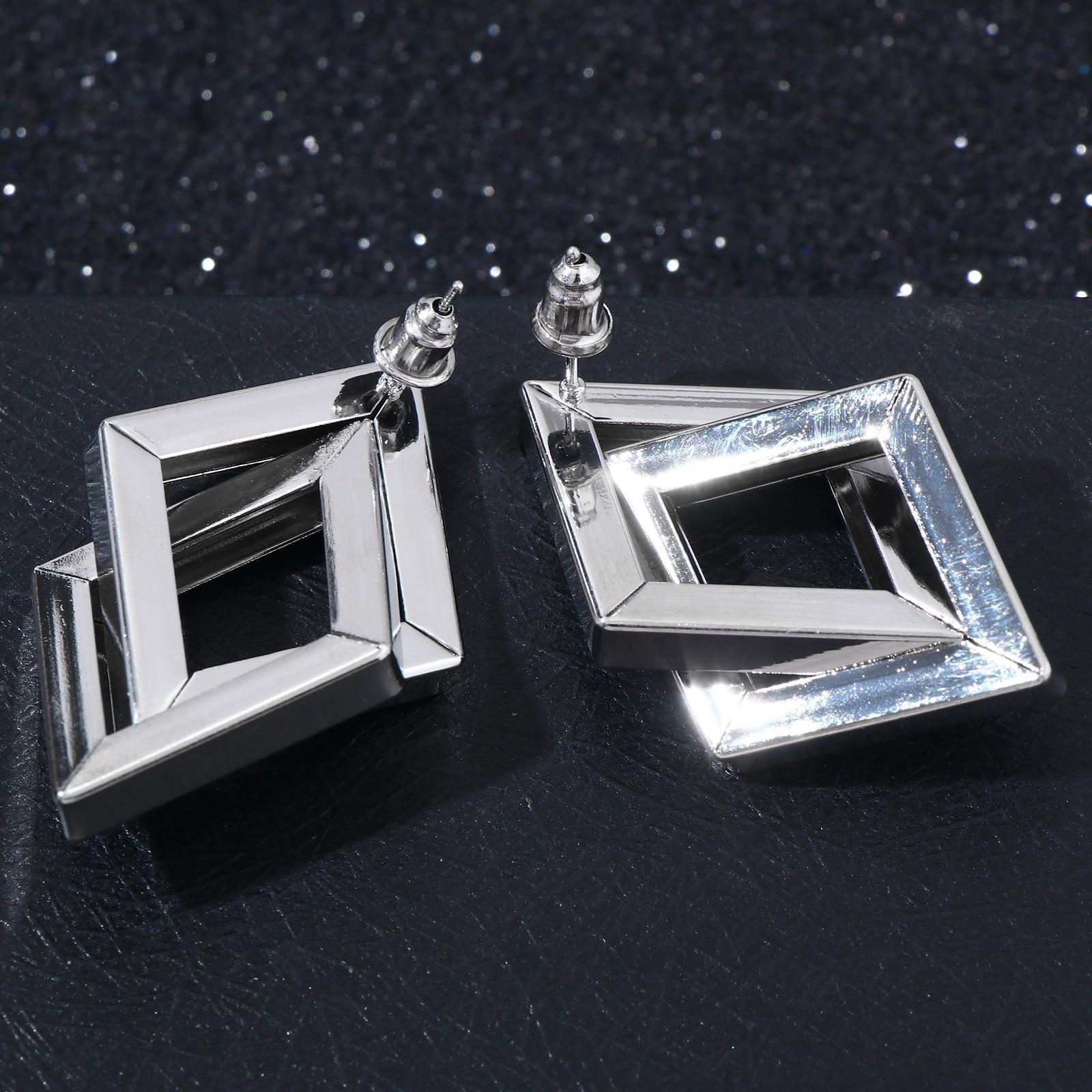 Серьги металл 