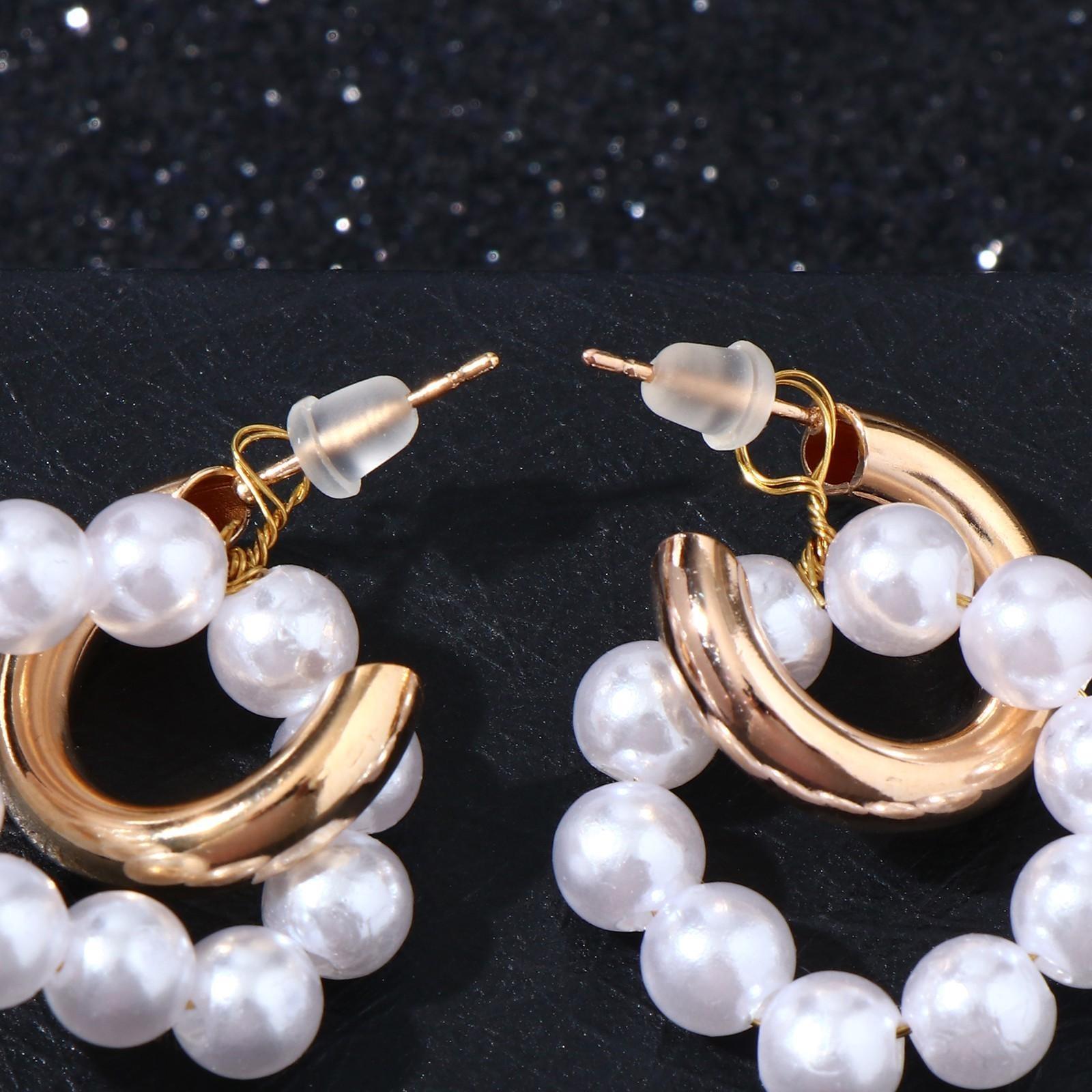 Серьги со съёмным элементом 