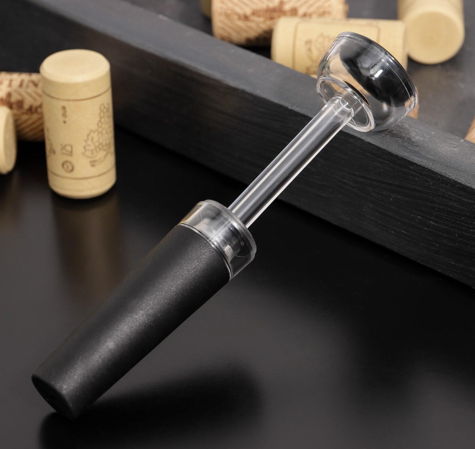 Набор для вина «Анатолий», 2 предмета: пробка, аэратор