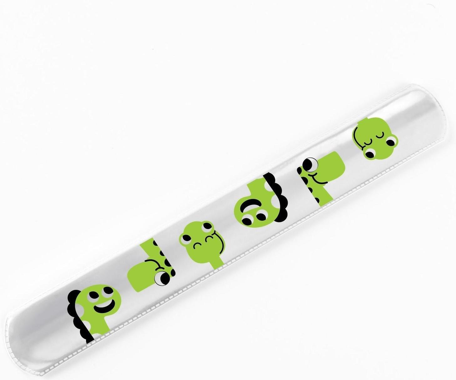 Браслет светоотражающий «Динозаврики»