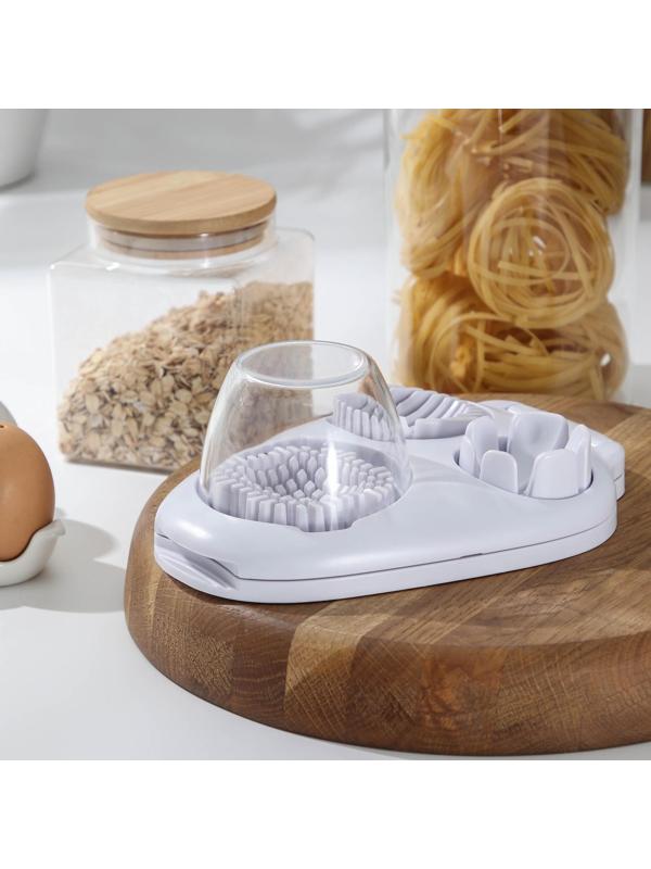 Яйцерезка «Дружная», 3 в 1, цвет белый