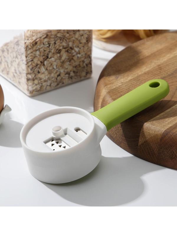 Овощерезка фигурная «Теннис», цвет белый, зелёный